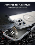(New, open box) ESR clear grey iPhone 16 Pro Case, MagSafe, Full-Body Military