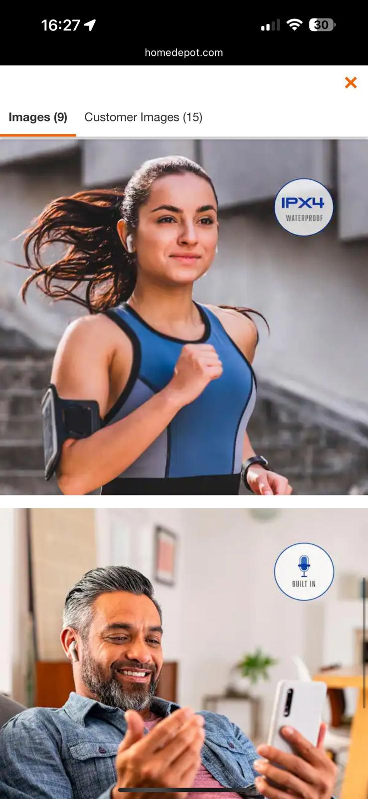 (NEW, MSRP $34.98) Sound Mates Pro Active Noise Cancelling, auto pairing earbuds