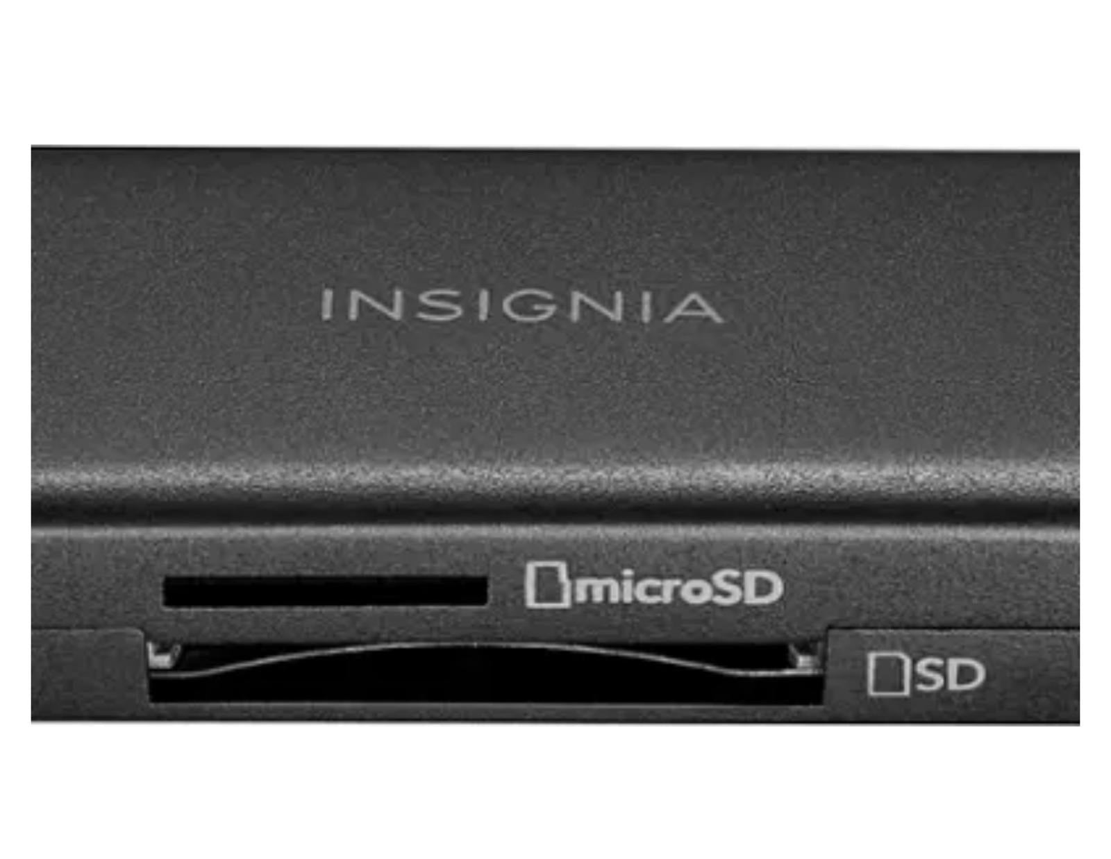 (MSRP $17.99) Insignia USB 3.0 SD + microSD Memory Card Reader — Fast, Compact