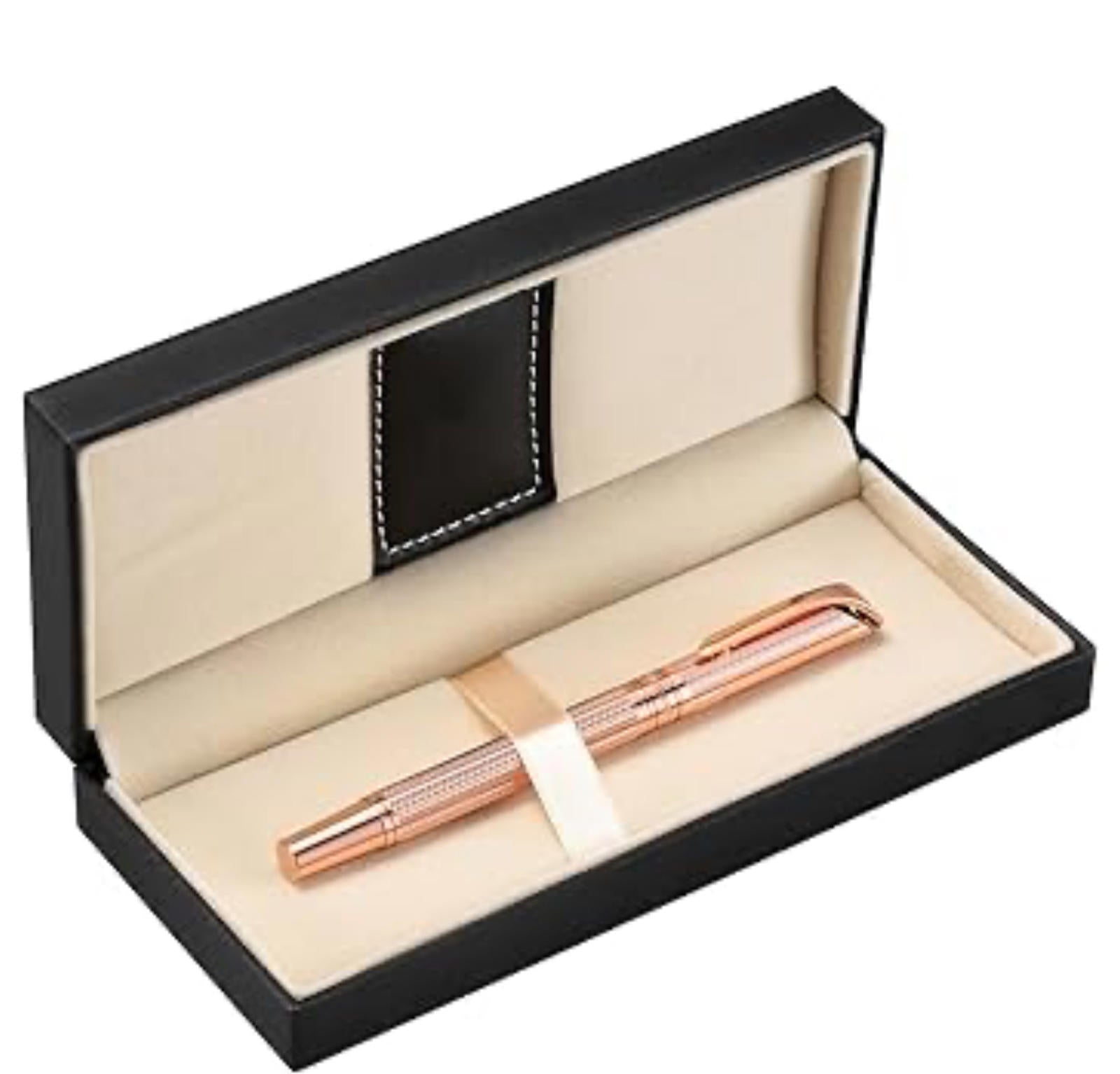 (MSRP $19.99) Penneed Rollerball Pen – Luxury Rose Gold Gel Ink Pen w/ Gift Box