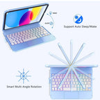 MSRP $49.99) Keyboard Case for iPad 10th Gen (10.9”)–Detachable Backlit Keyboard