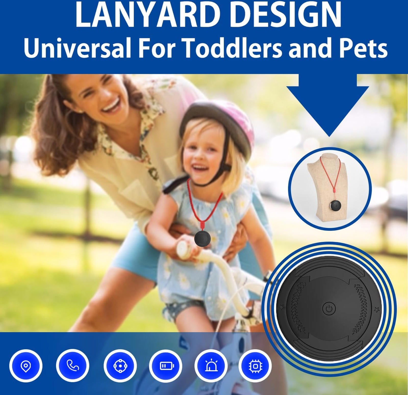 (MSRP $42.41) Mini GPS Tracker for Vehicles – Real-Time, No Monthly Fee