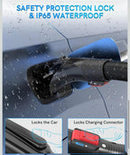 (NEW MSRP $79.99) Mecmo EV Charging Adapter for Tesla to J1772 – 60A, IP65