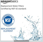 (MSRP $19.99) Amazon Basics Water Filter (3-Pack) – Frigidaire WF1CB Compatible