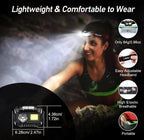 (NEW MSRP $19.99) Blukar LED Headlamp Rechargeable 2‑Pack (Model B0BLVT2Y9N)