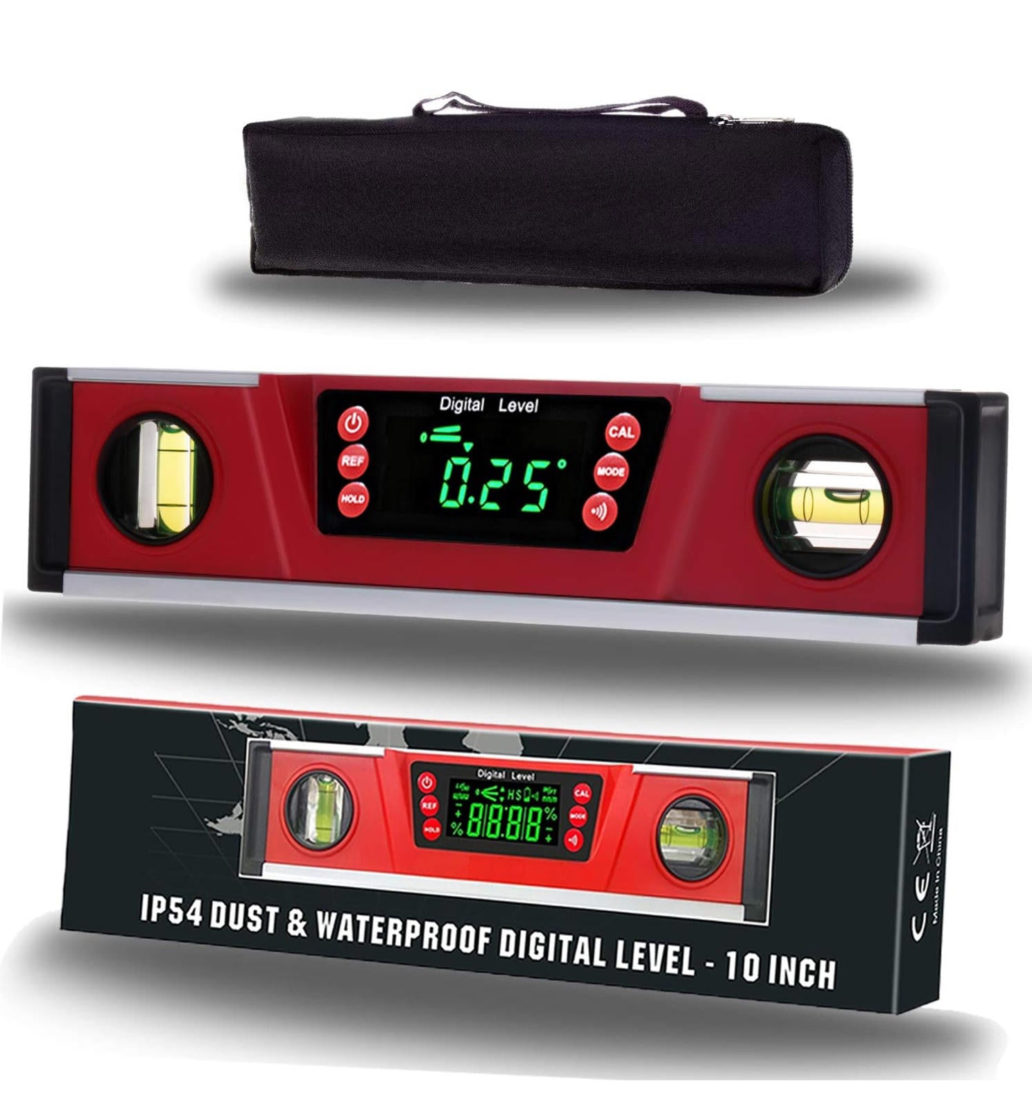 (MSRP $39.99) 10” Digital Torpedo Level – LED Display, IP54, Magnetic Base 🧰📐
