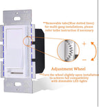 (MSRP $22.99) Cloudy Bay 2-Pack Dimmer, 3-Way/Single Pole, LED/Incandescent