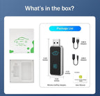 (MSRP $24.99) P8000 CarPlay Adapter: converts Wired CarPlay to Wireless