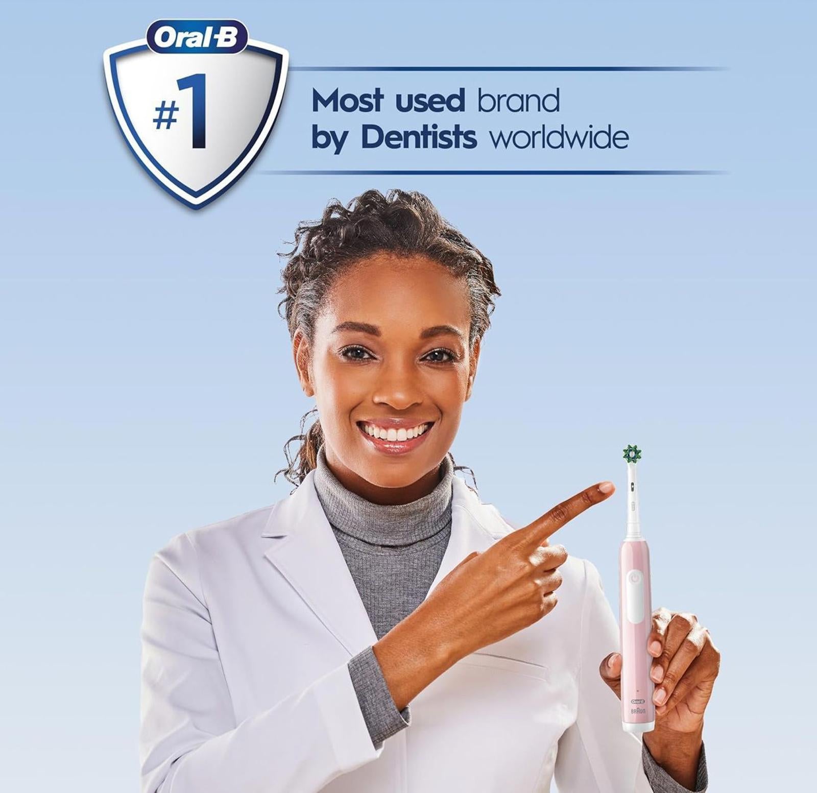 (NEW, MSRP $41.99) Oral-B Pro 1000 Electric Toothbrush – Rechargeable, White