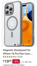 iPhone 16 Pro Max Halolok GRAY Phone Case