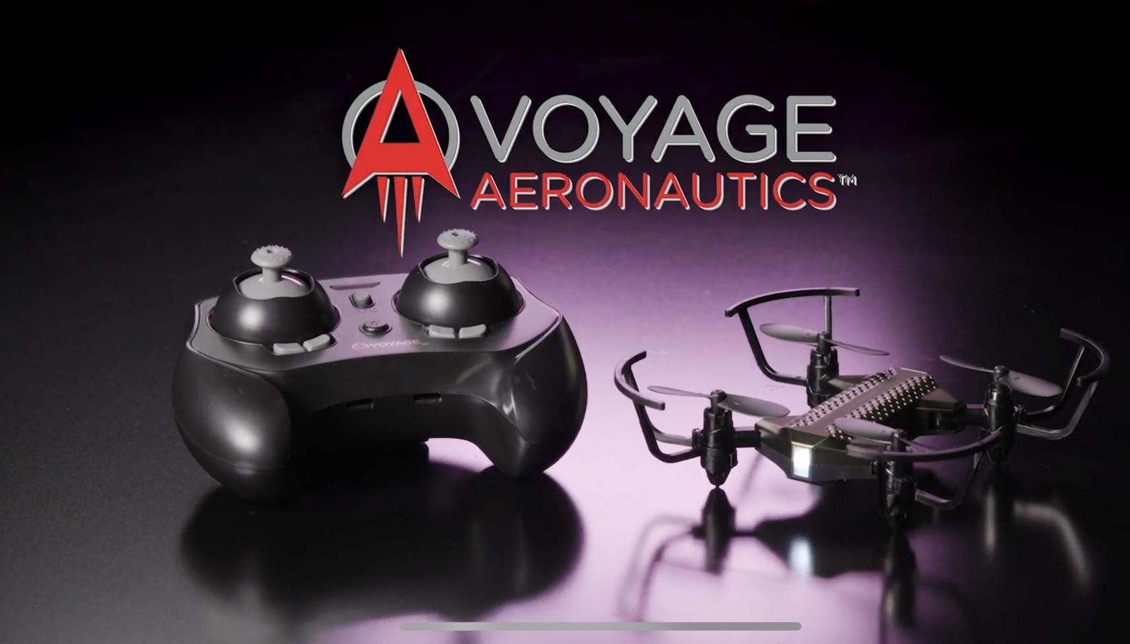 (NEW MSRP $29.99) Voyage Aeronautics VA‑2080 Compact Folding Micro Drone– 4‑inch