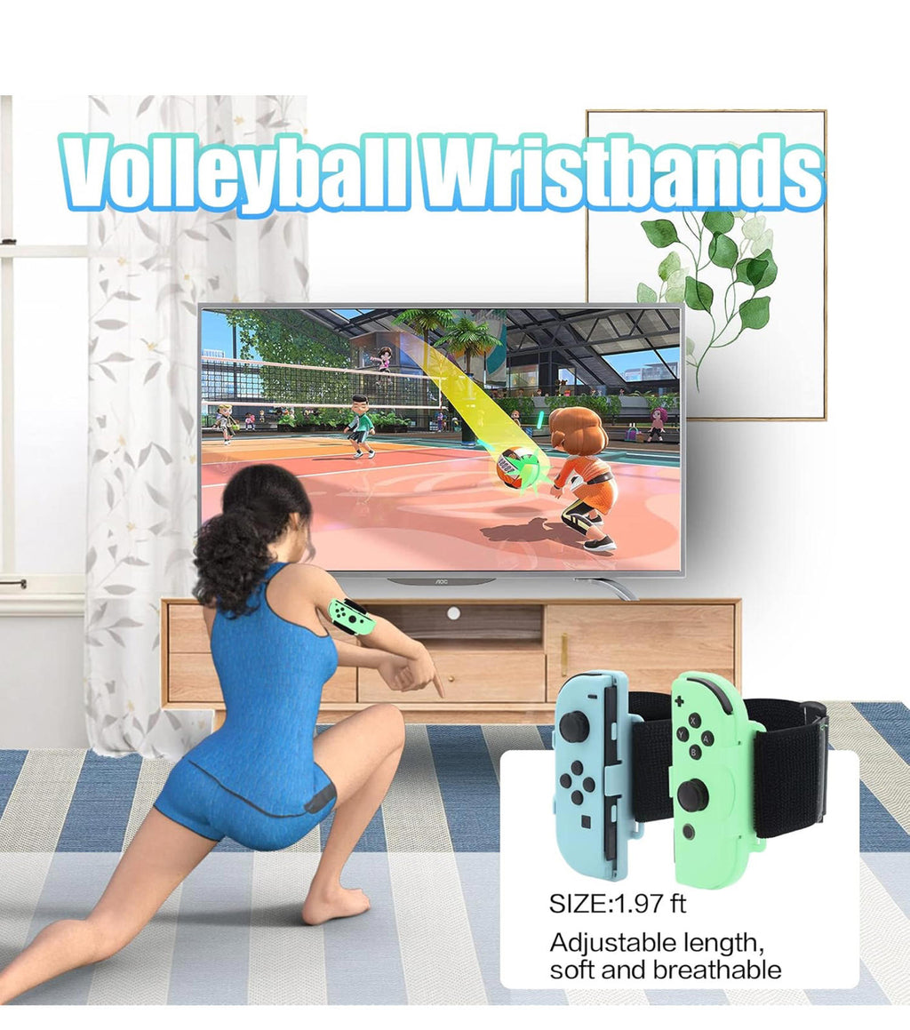 (MSRP $39.99) Nintendo Switch Sports Accessories Kit – Blue & Green