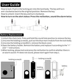(New) AKM Heavy Duty Alarm Chain Lock - 4ft/120cm