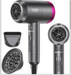 (MSRP $49.99) CONFU Ionic Hair Dryer 1600W – Lightweight Fast-Dry Blow Dryer