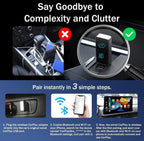 (MSRP $24.99) P8000 CarPlay Adapter: converts Wired CarPlay to Wireless
