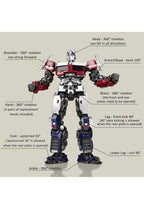 (NEW, MSRP $36.95) Optimus Prime Transformers Toys Rise of The Beasts, 7.87 Inch