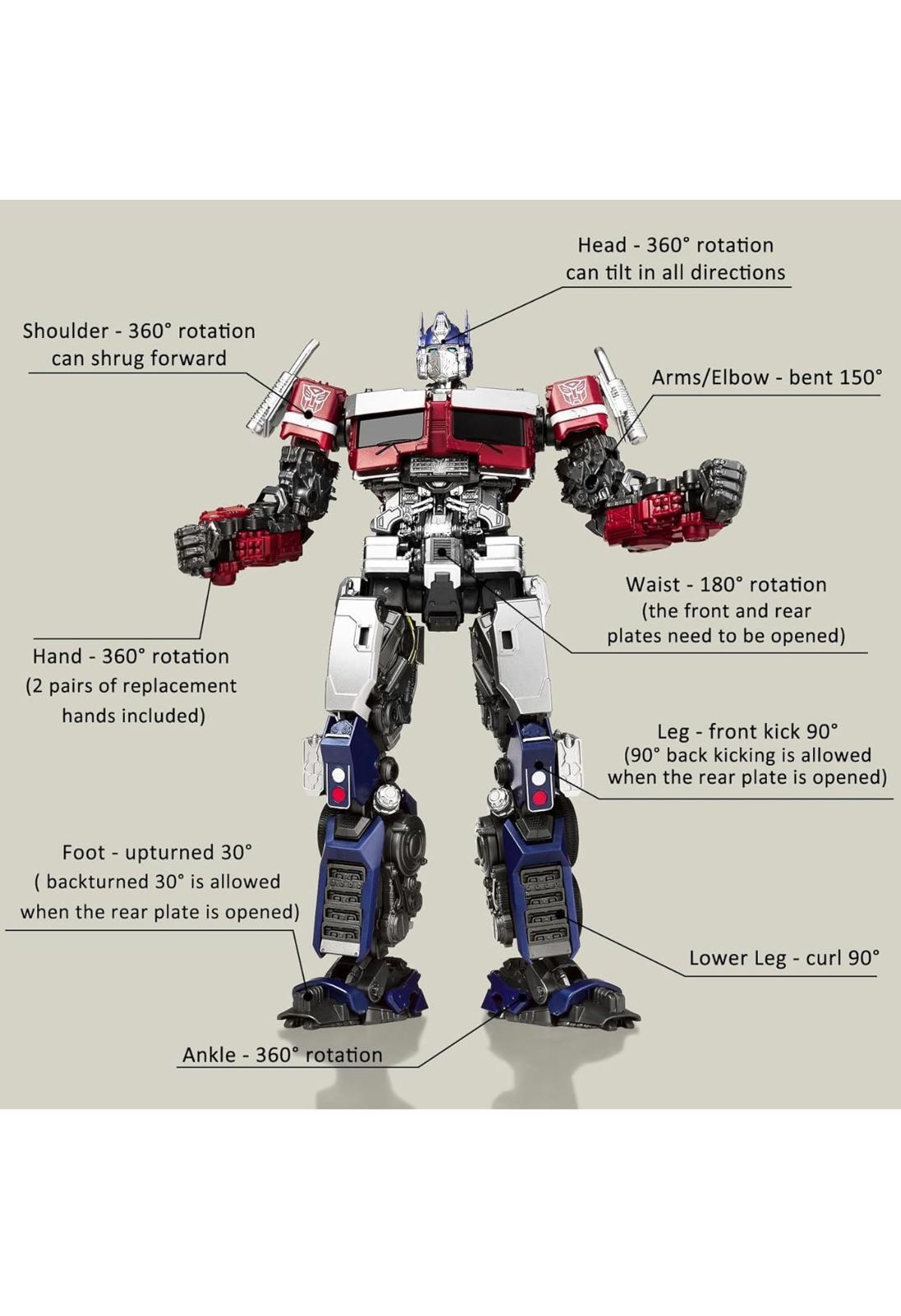 (NEW, MSRP $36.95) Optimus Prime Transformers Toys Rise of The Beasts, 7.87 Inch
