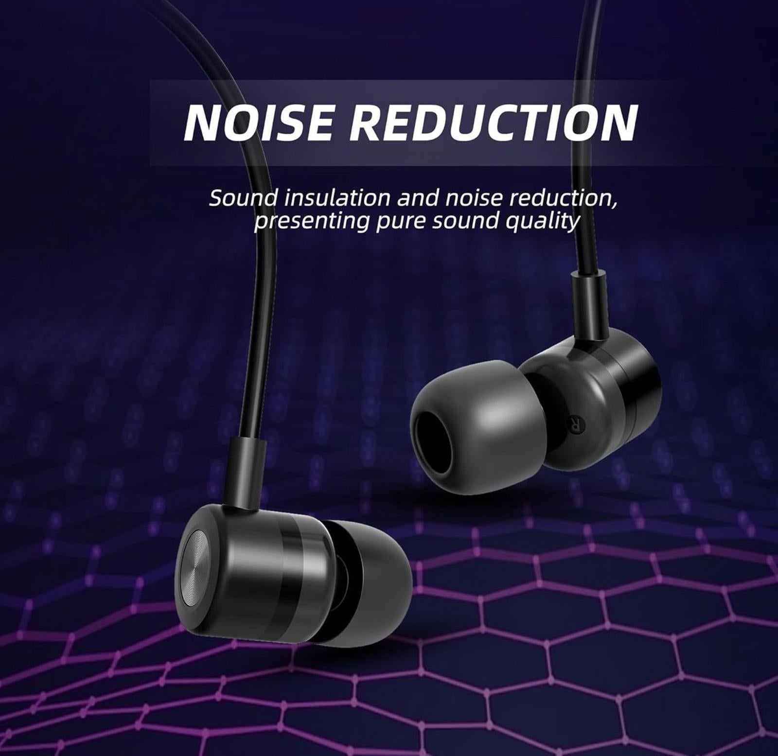 (NEW MSRP $15.99) MORMOQUE EP-06 USB-C Earbuds, HD Mic u0026 Noise-Cancelling