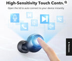 (MSRP $54.99) TaoTronics SoundLiberty 97 Earbuds –9 H Battery, IPX8, aptX, Touch