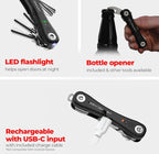 (MSRP $39.99) KeySmart Pro Smart Key Organizer with Tile Support & LED Light