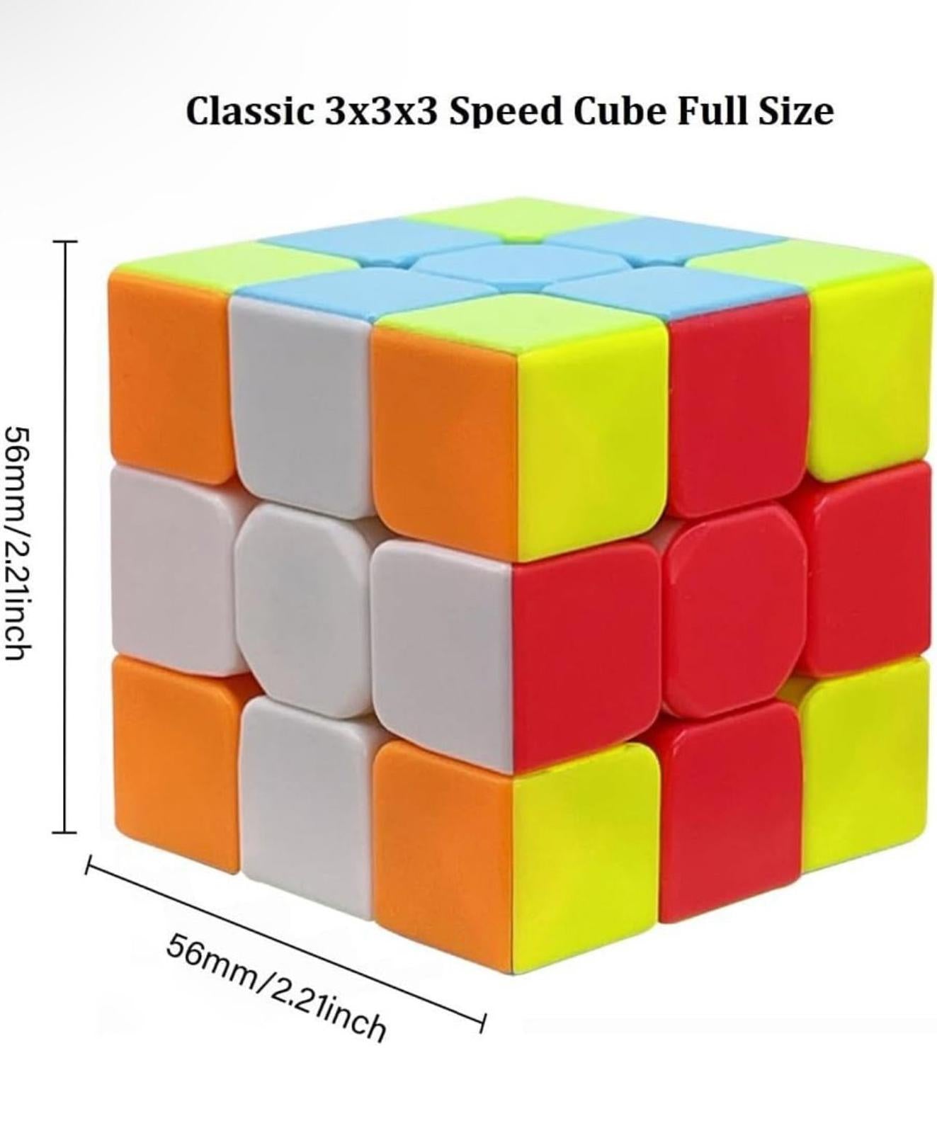 (NEW, Unused) 3x3 Puzzle Speed Rubik's Cube Toy and Game, Stickerless