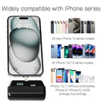 (NEW, MSRP $16.99) PINK 5000mAh Portable Charger for iPhone u0026 USB-C Devices