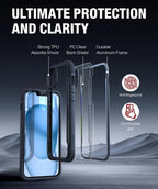 (MSRP $29.99) RAPTIC iPhone 15 Plus Case – Shockproof Military Grade Drop Tested