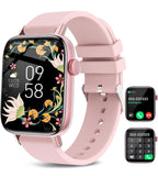 (MSRP $49.99) Smart Watch – 1.9” HD Screen, Calls, Fitness Tracking, Pink