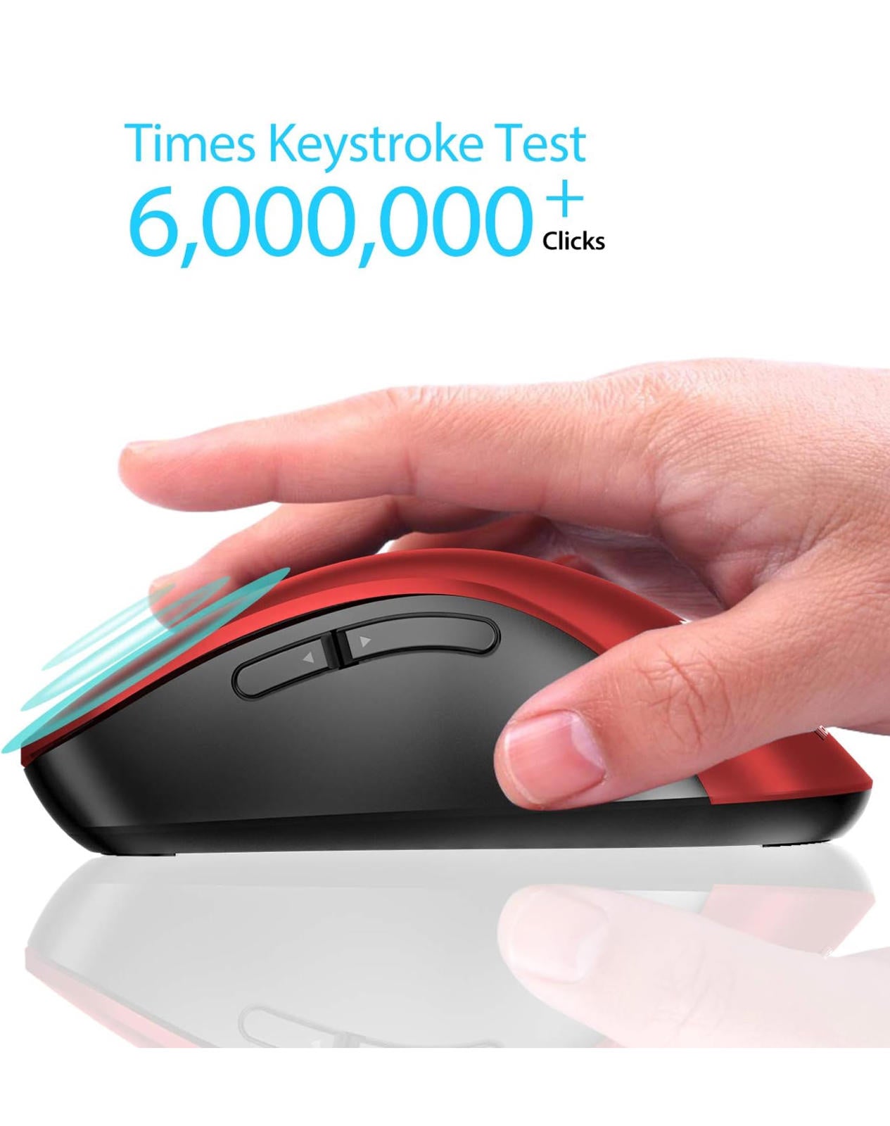 (MSRP $15.99) memzuoix 2.4G Wireless Mouse, 1400 DPI Optical Cordless Mouse