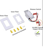(MSRP $22.99) Cloudy Bay 2-Pack Dimmer, 3-Way/Single Pole, LED/Incandescent