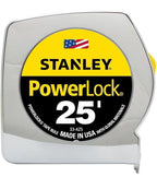 (NEW MSRP $26.99) Stanley PowerLock II Professional Tape Measure, 1″ × 25′